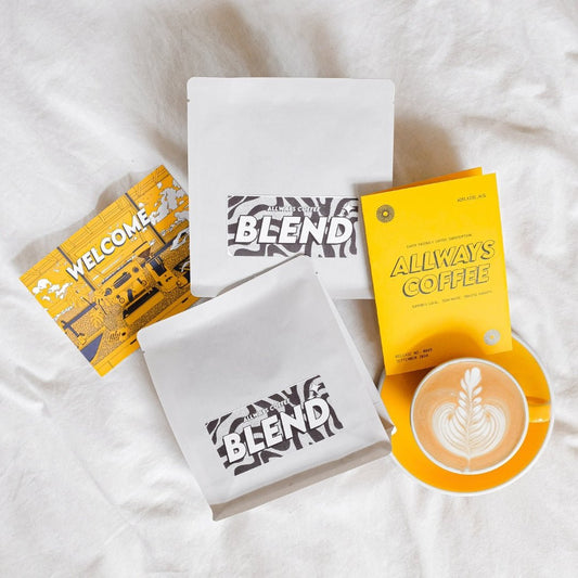Espresso blend coffee subscription bag from an independent Adelaide roaster