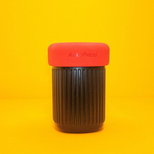 AeroPress Go brewing coffee, espresso-style or filter in under a minute