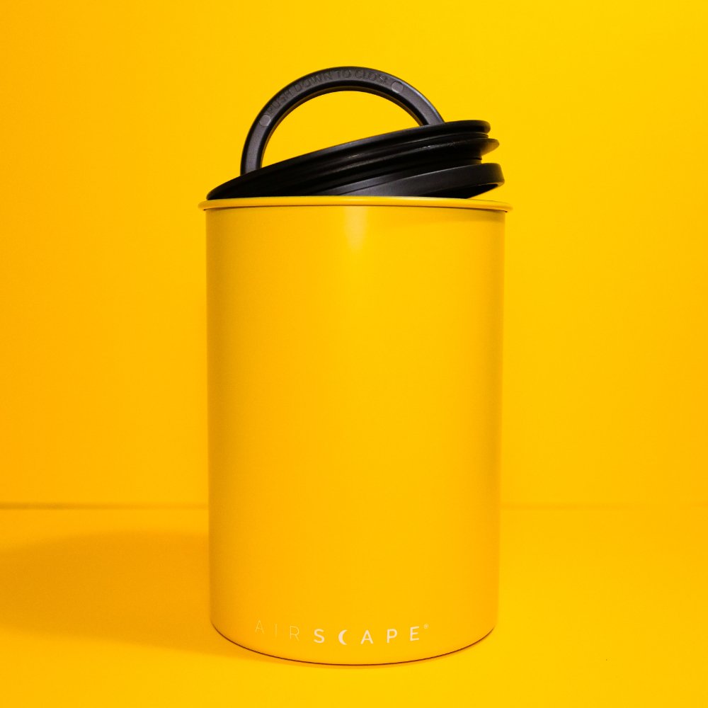 Airscape coffee canister, airtight stainless steel coffee bean storage
