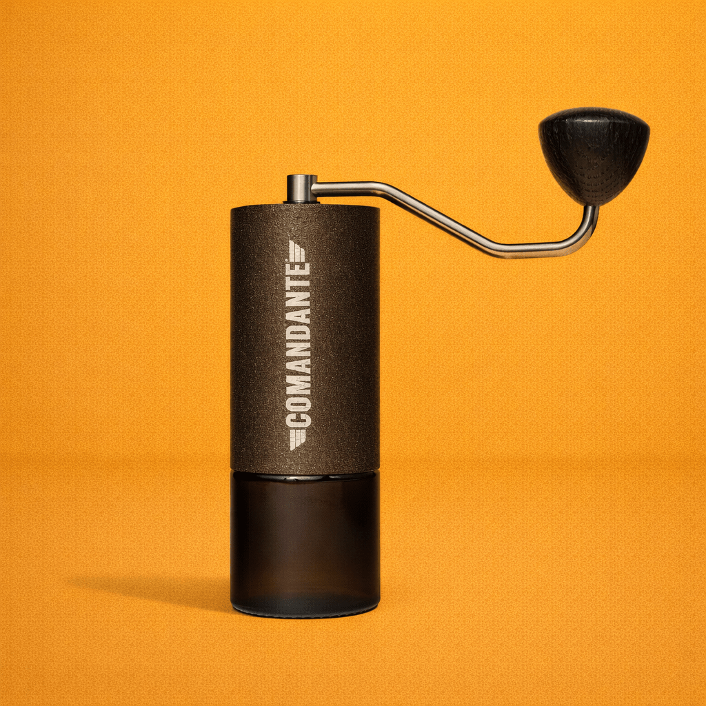 Comandante C40 MK4 hand grinder in Copper Mountain, burr grinder for travel