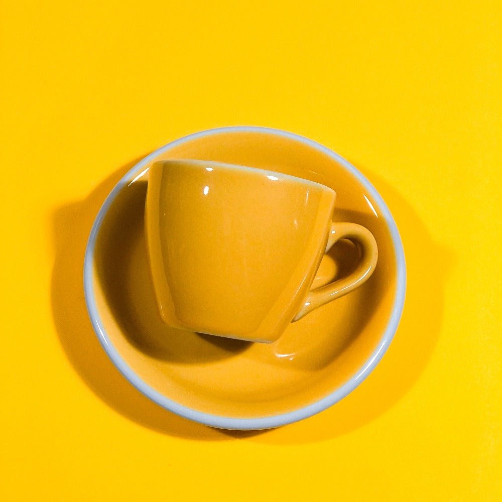 Happy Espresso Cup & Saucer - AllwaysCoffee