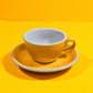 Happy Flat White Cup & Saucer - AllwaysCoffee