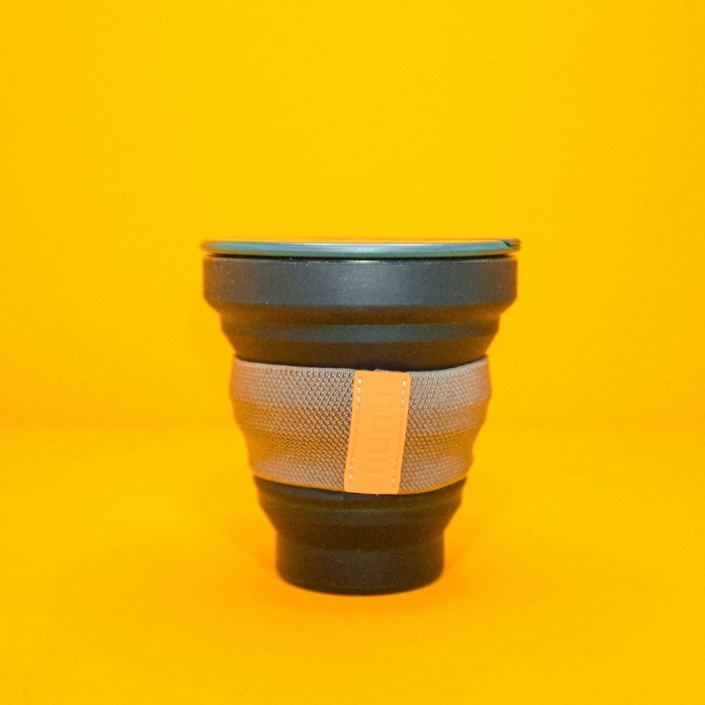 Hunu Reusable Flat Pack Cup 355ml - AllwaysCoffee