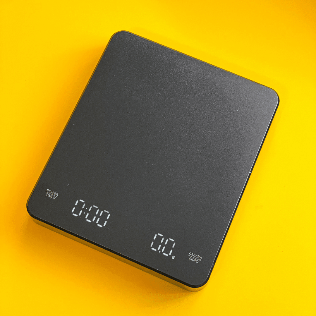 Precision coffee scale 0.1g accuracy, for espresso and pour-over brewing